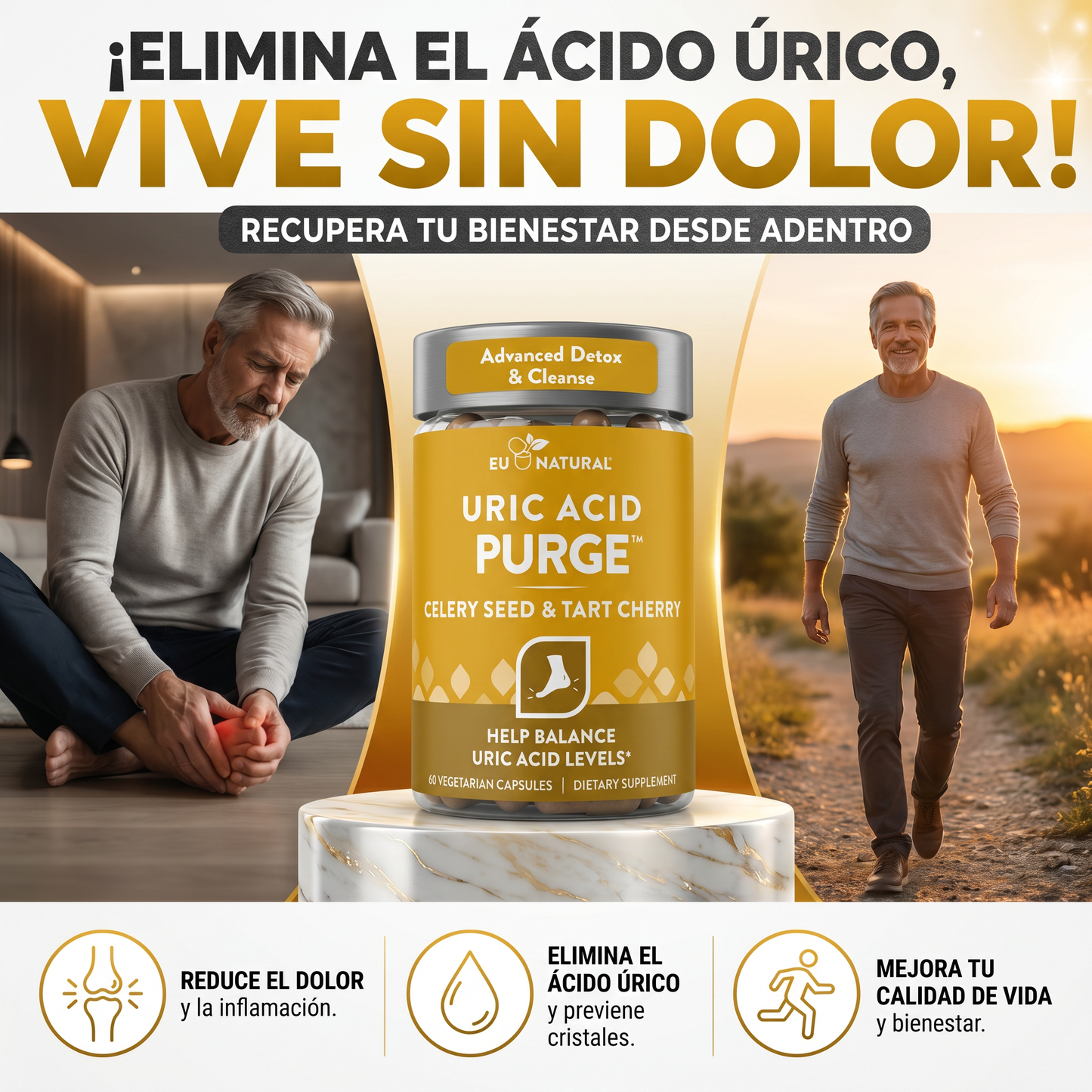 Eliminador de Ácido Úrico - Muévete Sin Límites