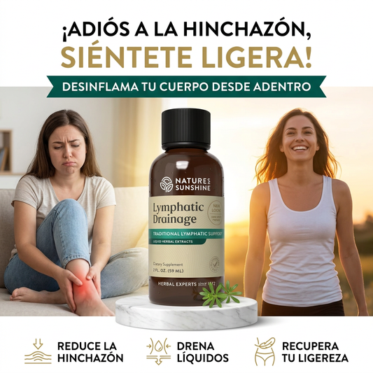 Drenaje Linfatico Natural Sunshine - adios a la hinchazon, sientete ligera