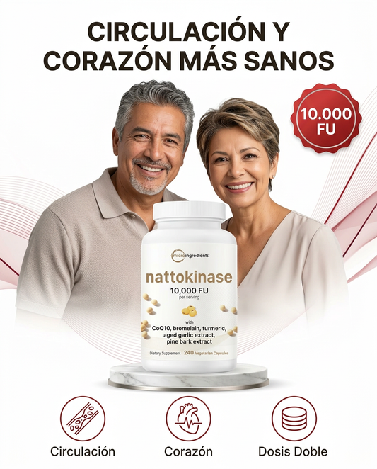 Nattokinase 10.000 FU - Circulacion y Corazon